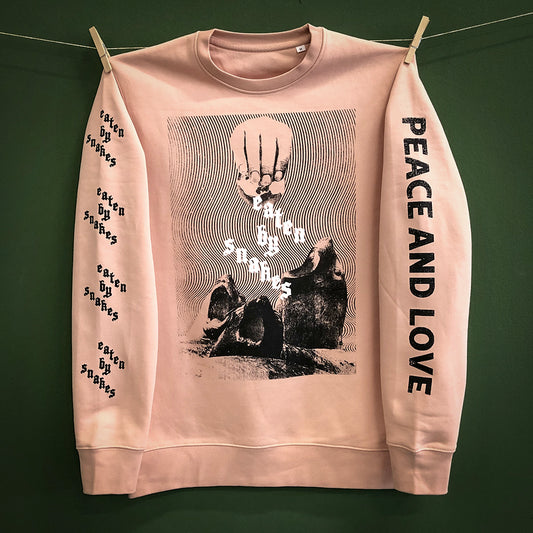 Sweatshirt - Peace And Love (Fraiche Peche)