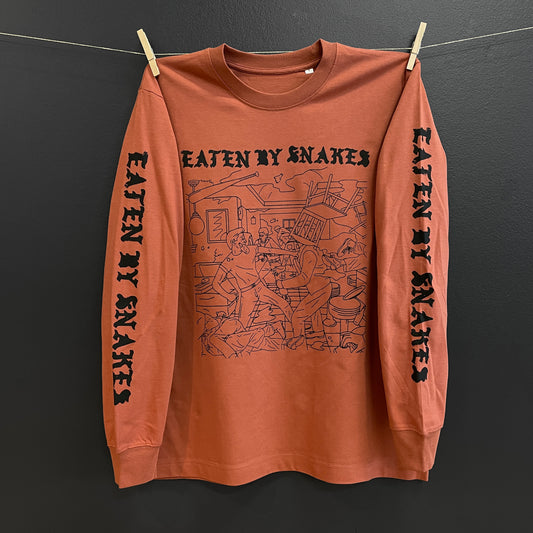 Heavy Longsleeve - EP Art (Heritage Brown)